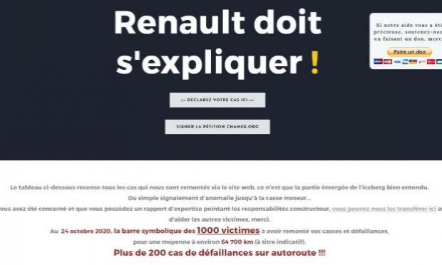 Petition : Alerte défaillances moteurs Renault-Nissan...