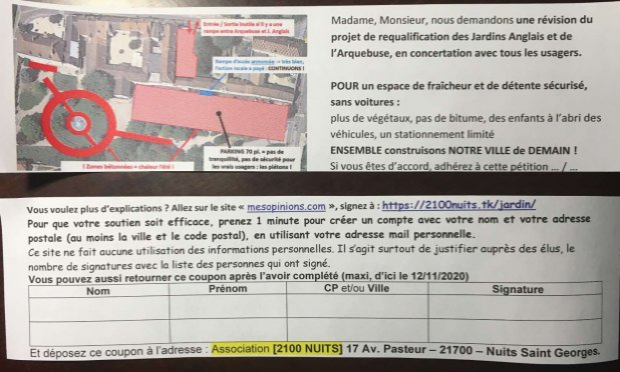 Petition : Pour un vrai parc au centre de Nuits St Georges, accessible à tous, frais et convivial !