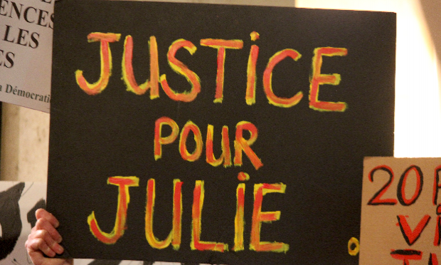 Petition : MANIFESTATION VIRTUELLE  : JUSTICE POUR JULIE,  LA LOI DOIT CHANGER