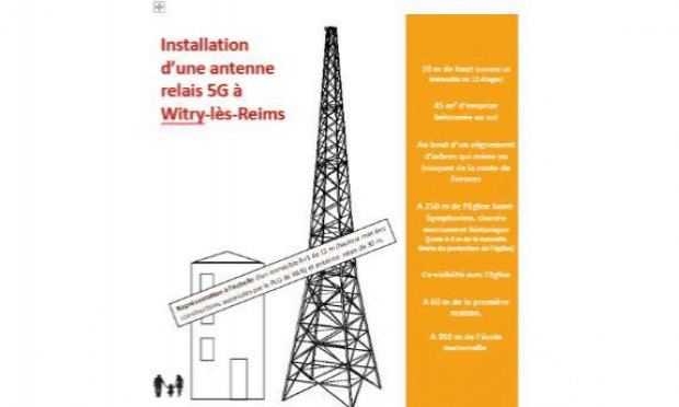 Petition : Reconsidérons le projet de l'antenne mobile 5G, rue de Fresnes à Witry-lès-Reims !