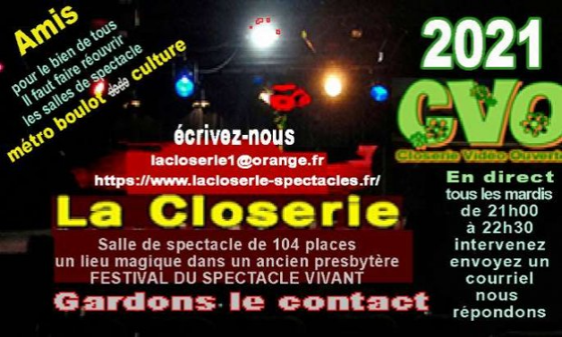 Petition : Appel pour la réouverture immédiate de toutes les salles de spectacle