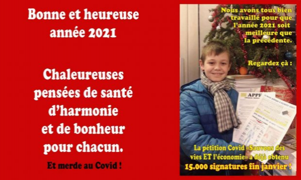 Petition : Covid :  APPEL citoyen pour sauver des vies (et l’économie !)
