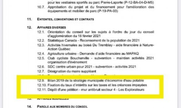 Petition : Construction d'un mur antibruit le long de la route 132 à Boucherville, secteur 4- Les Explorateurs
