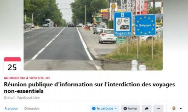 Petition : Levée de l'interdiction des voyages non-essentiels à destination et à partir de la Belgique