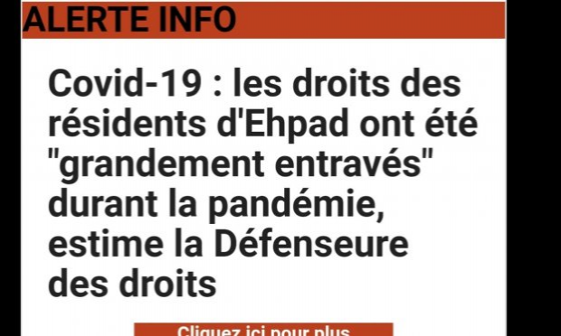 Petition : Stop à l'omerta de maltraitance de maman et nos aînés en ehpad !