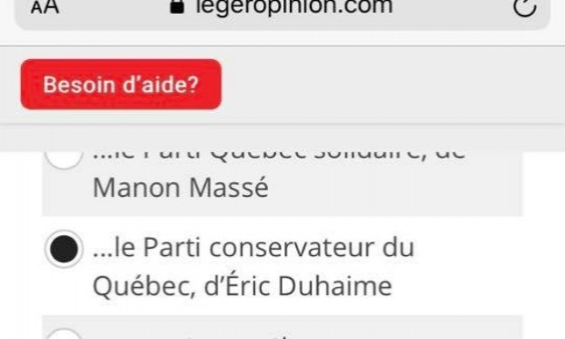Petition : Nous membres et sympathisants du PCQ demandons à Crop-La Presse de faire preuve d'intégrité et de bonne foi et d'insérer le Parti Conservateur du Québec dans leurs choix de partis.