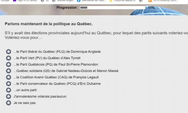 Petition : Nous membres et sympathisants du PCQ demandons à Crop-La Presse de faire preuve d'intégrité et de bonne foi et d'insérer le Parti Conservateur du Québec dans leurs choix de partis.
