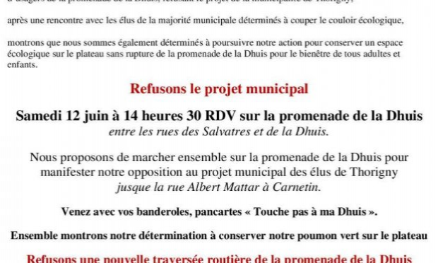 Petition : Refusons une nouvelle traversée routière de la promenade de la Dhuis
