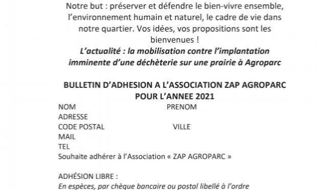 Petition : NON A LA DECHETTERIE SUR AGROPARC AVIGNON