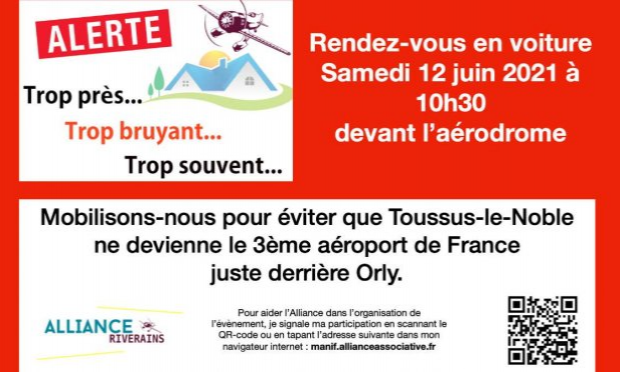 Petition : Pétition à l'encontre des nuisances aériennes de l'aérodrome de Toussus-Le-Noble