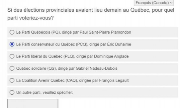 Petition : Nous membres et sympathisants du PCQ demandons à Crop-La Presse de faire preuve d'intégrité et de bonne foi et d'insérer le Parti Conservateur du Québec dans leurs choix de partis.
