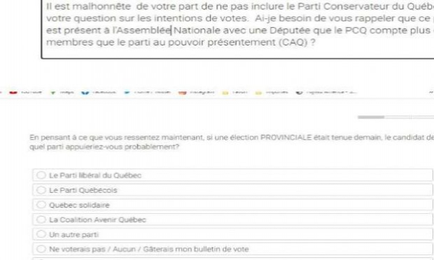 Petition : Nous membres et sympathisants du PCQ demandons à Crop-La Presse de faire preuve d'intégrité et de bonne foi et d'insérer le Parti Conservateur du Québec dans leurs choix de partis.