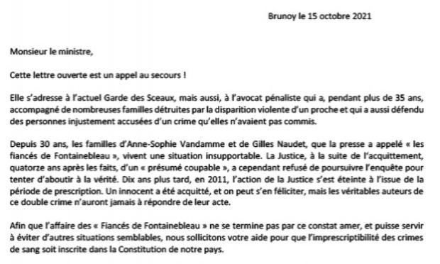 Petition : Imprescribilité pour les crimes de sang