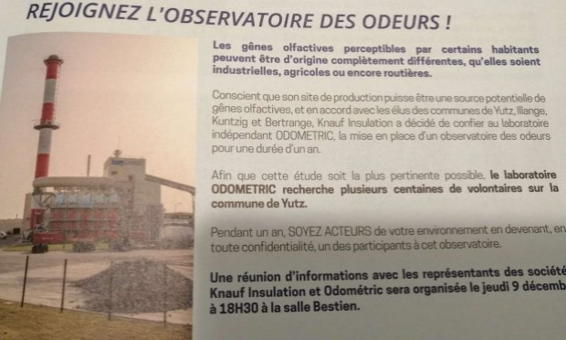 Petition : Implantation de l'usine Knauf à Illange dans une zone du plan priorité air