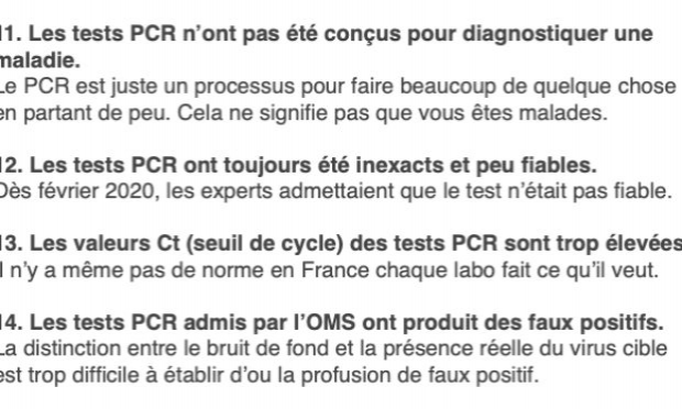 Petition : Abandon du test PCR naso-pharyngé