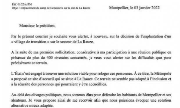 Petition : Non à l'installation d'un village transitoire au quartier de la Rauze pour reloger les Roms du camp de Celleneuve
