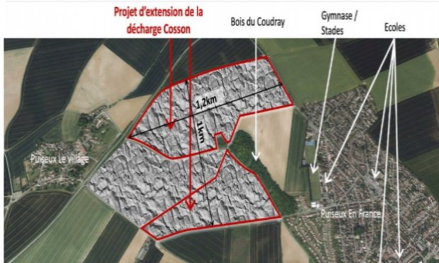 Petition : Non à l'extension de la Décharge Cosson à Puiseux-en-France (ISDI Bois du Coudray Ouest-La Queudon)