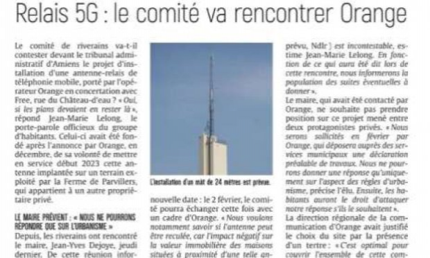 Petition : PRESERVONS NOTRE SANTE ET NOS HABITANTS: NON AUX ANTENNES 5G A SEMPIGNY !