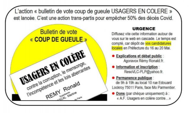 Petition : Covid :  APPEL citoyen pour sauver des vies (et l’économie !)