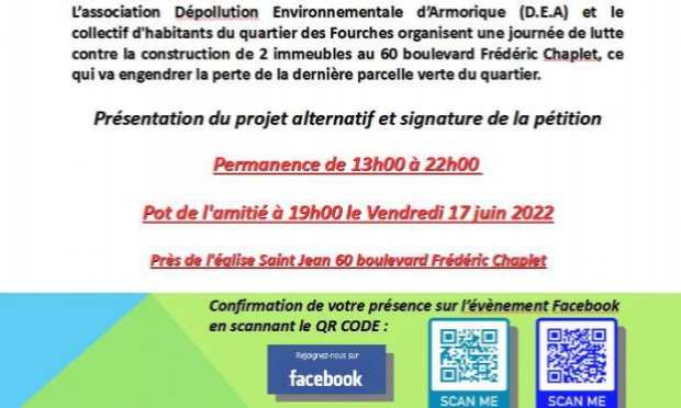 Petition : Contre la construction de deux immeubles de 40 logements près de l'église Saint-Jean à LAVAL