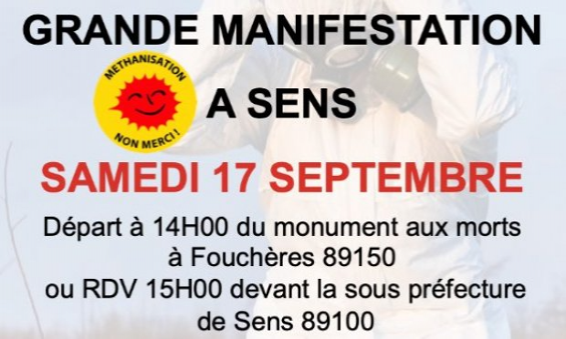 Petition : ARRET DU PROJET GATIBIOGAZ à FOUCHERES 89150