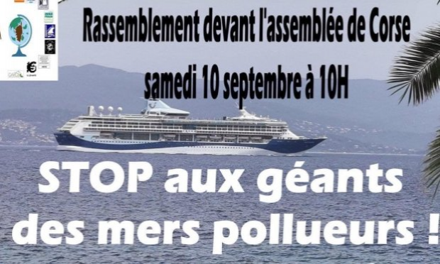 Petition : Pollution : Pour l'interdiction des bateaux de croisière à Ajaccio !