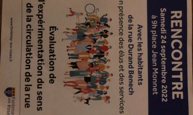Petition : Non au changement de sens de circulation de la rue Durand Benech à Fontenay-aux-Roses 92260
