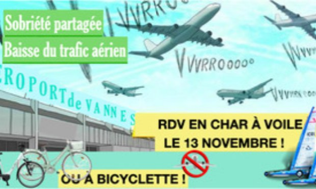 Petition : Non à l'augmentation du trafic aérien de l'aéroport de Vannes-Meucon !