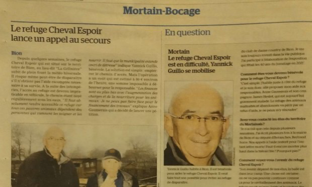 Petition : Aidez-moi à rendre accessible le chemin de mon refuge pour animaux SVP !