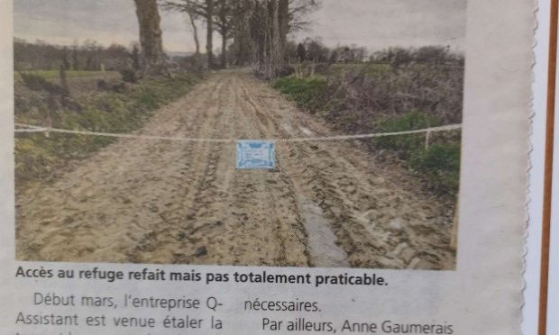 Petition : Aidez-moi à rendre accessible le chemin de mon refuge pour animaux SVP !