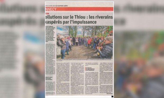 Petition : Stop aux pollutions du Thiou à Annecy !