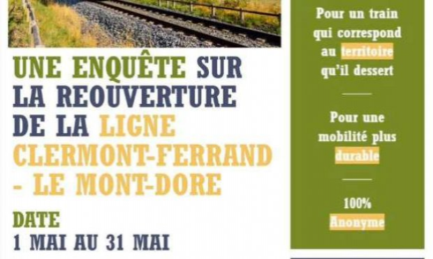 Petition : Maintien de la ligne ferroviaire Clermont-Fd => Le Mont-Dore