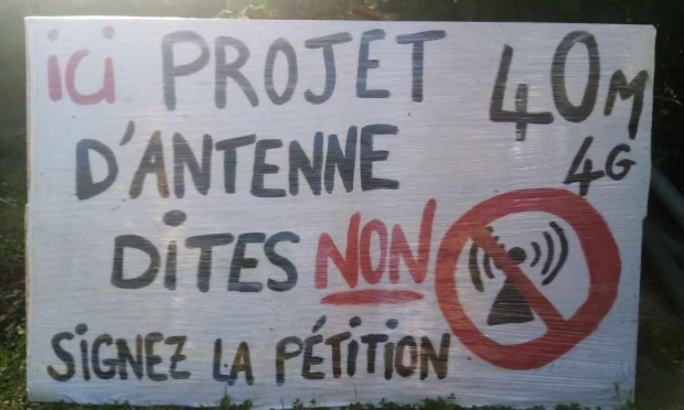Petition : Non à l'implantation d'une antenne 4G de 42m sur Challonges !