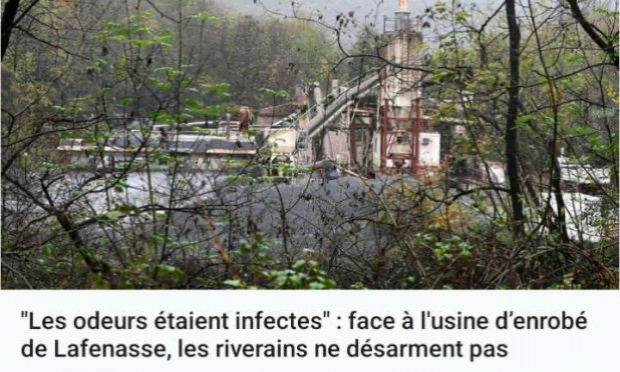 Petition : Halte au bitume et aux centrales d'enrobage à chaud !