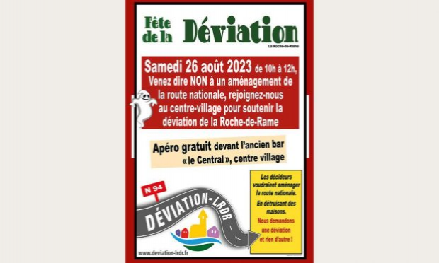 Petition : Contre l'aménagement de la RN94 à la Roche de Rame entraînant la destruction de maisons !