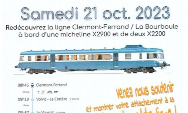 Petition : Maintien de la ligne ferroviaire Clermont-Fd => Le Mont-Dore