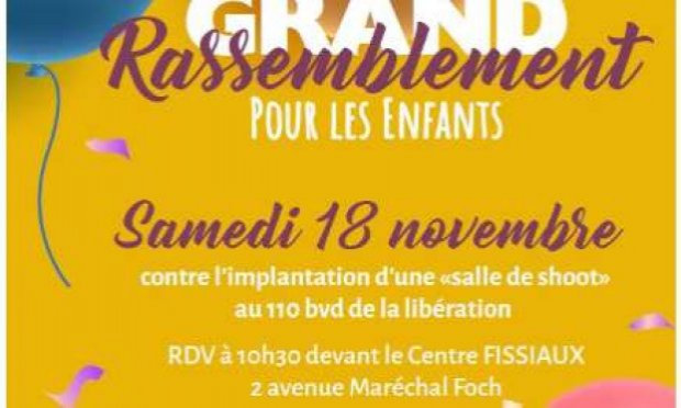 Petition : Non à la salle de shoot à Marseille à proximité d'écoles et de crèches !