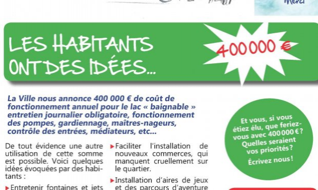 Petition : Non au projet de transformation du lac de la Villeneuve prévu par les élus de Grenoble !