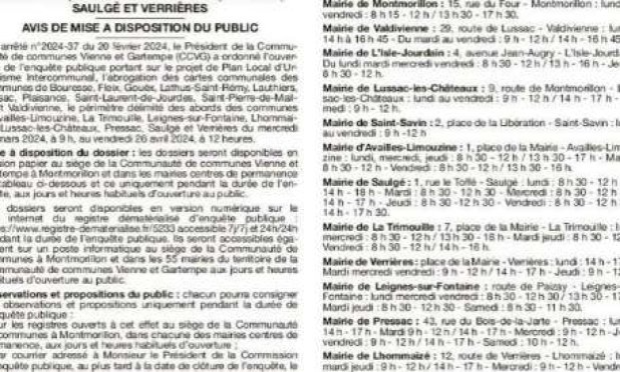 Petition : EXIGEZ une CONCERTATION pour l'élaboration du PLUi de VALDIVIENNE