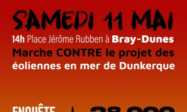 Petition : NON au projet des éoliennes en mer de Dunkerque