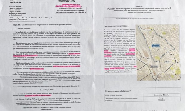 Petition : Opposition au Projet de Suppression du Stationnement dans le quartier Bonnefoy à Toulouse