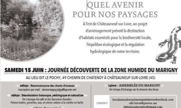 Petition : NON A LA TRANSFORMATION DE LA ZONE NATURELLE DU MARIGNY EN ZONE D'AMENAGEMENT CONCERTE