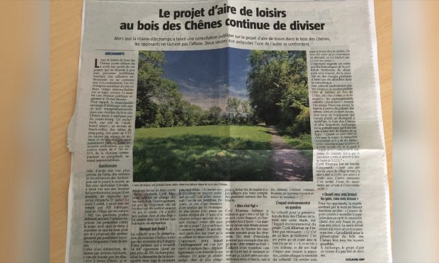 Petition : Protégeons le bois des chênes !