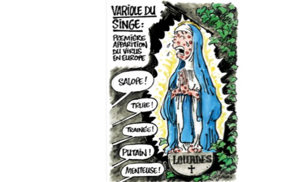Petition : Pour le retrait de la caricature de la Sainte Vierge de Charlie Hebdo