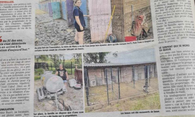 Petition : Famille prisonnière de son habitation depuis 1 semaine !