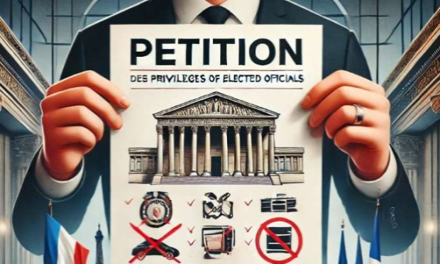 Petition : Pétition pour la suppression des privilèges des élus pour donner l'exemple au Français