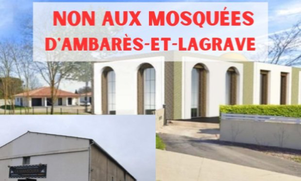 Petition : Non aux projets de Mosquées à Ambarès et Lagrave
