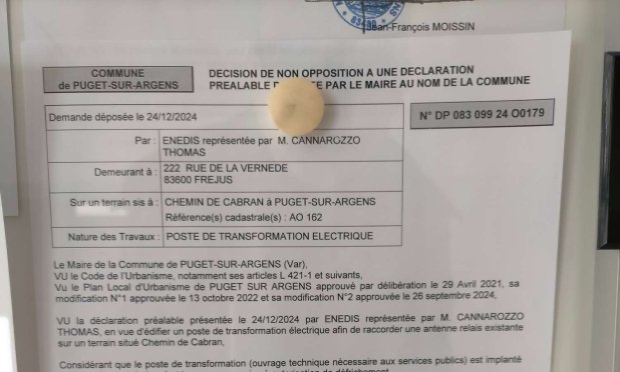 Petition : Non à l'antenne 5G dans un espace boisé à Puget-sur-Argens !