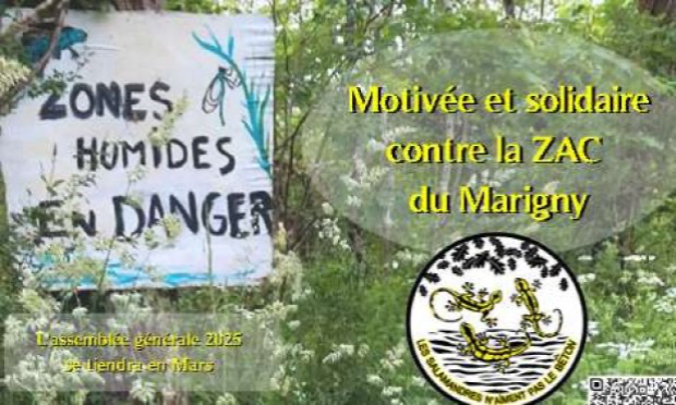 Petition : NON A LA TRANSFORMATION DE LA ZONE NATURELLE DU MARIGNY EN ZONE D'AMENAGEMENT CONCERTE