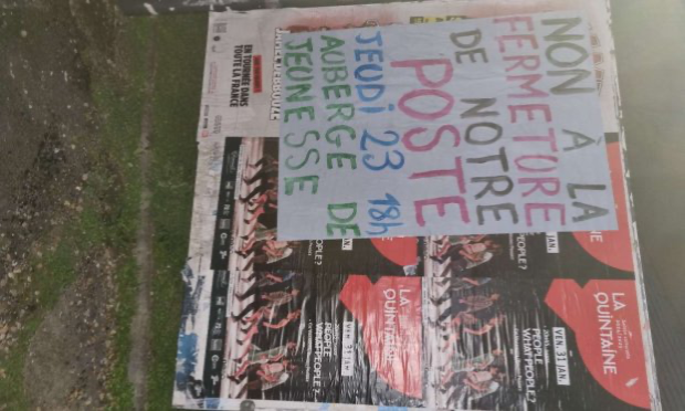 Petition : Non à la fermeture du bureau de poste Poitiers Libération